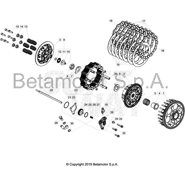 CILINDRO ATTUATORE FRIZIONE RR