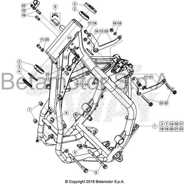 ATTACCO MOTORE DESTRO