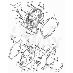 COPERCHIO EST. CARTER MOTORE 125CC 4T