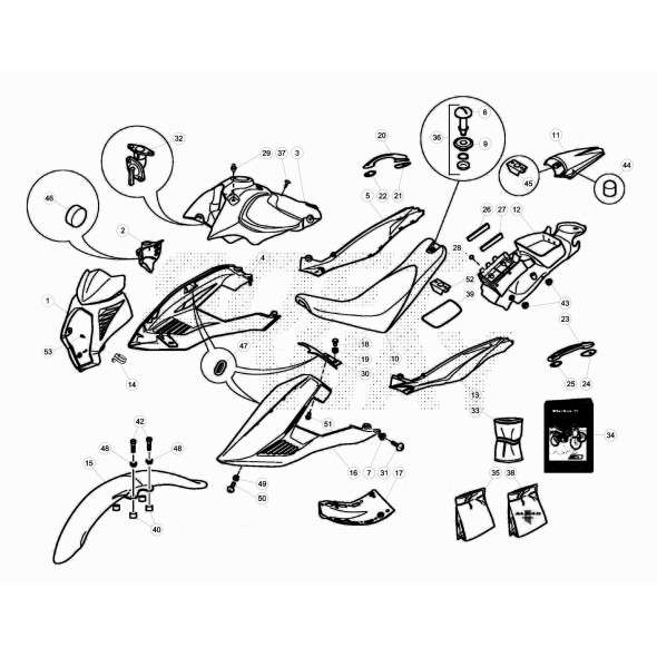 BORSETTA CON ARNESI ALP/MOTARD 4.0