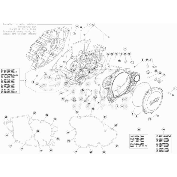 SERIE GUARNIZIONI EVO 4T 300CC