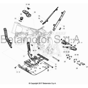 BRACCETTO ANT. SINISTRO EVO 4T COMPLETO
