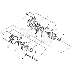 MOTORINO AVV.COMPLETO (31100-42A01)