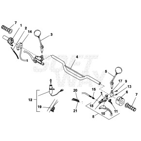 COMANDO GAS C/MANOPOLE