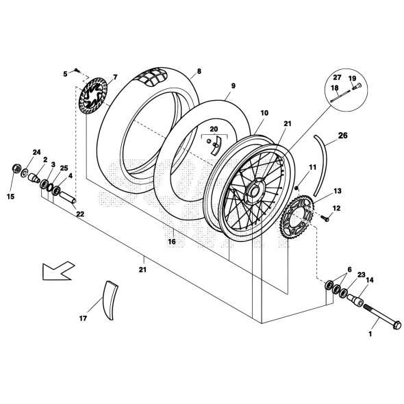 DISCO FRENO POSTERIORE URBAN SPECIAL