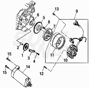 RONDELLA MOTORINO AVVIAMENTO 125CC 4T