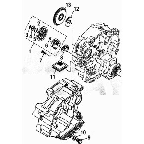 POMPA OLIO COMPLETA 125CC 4T