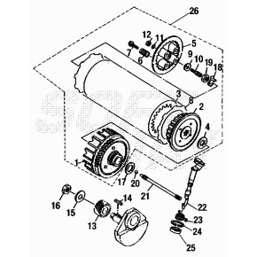 COPERCHIO A PRESSIONE FRIZIONE 125CC 4T