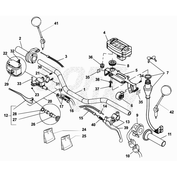 IMPIANTO CENTRALE RR 125CC 4T