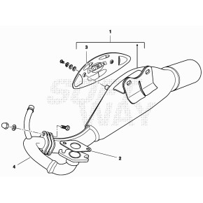 MARMITTA SCOOTER LIQUIDO CAT. -EURO 2-