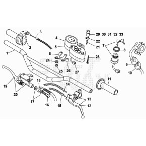 STAFFA FIS.CONTA-KM RR/MOT 50CC STD-ZINC