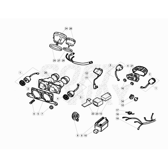 STRUMENTO CONTAKM SCOOTER ARK -CH- AIR