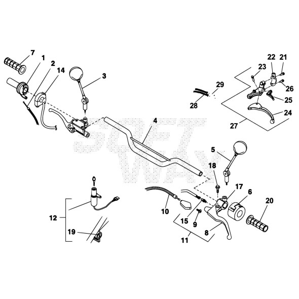 CAVO COMANDO FRIZIONE