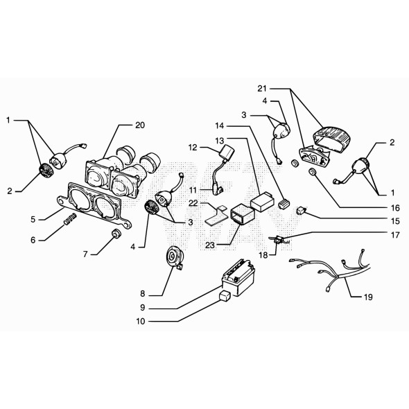 SUPPORTO CENTRALINA ARK VOLANO12 POLI