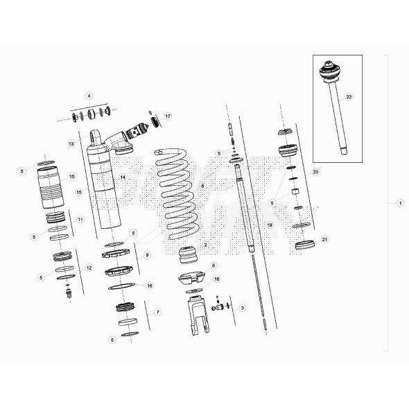 TAPPO CORPO AMMORTIZZATORE