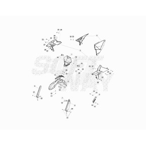 FIANCHETTI SERBATOIO *COPPIA*ROSSI