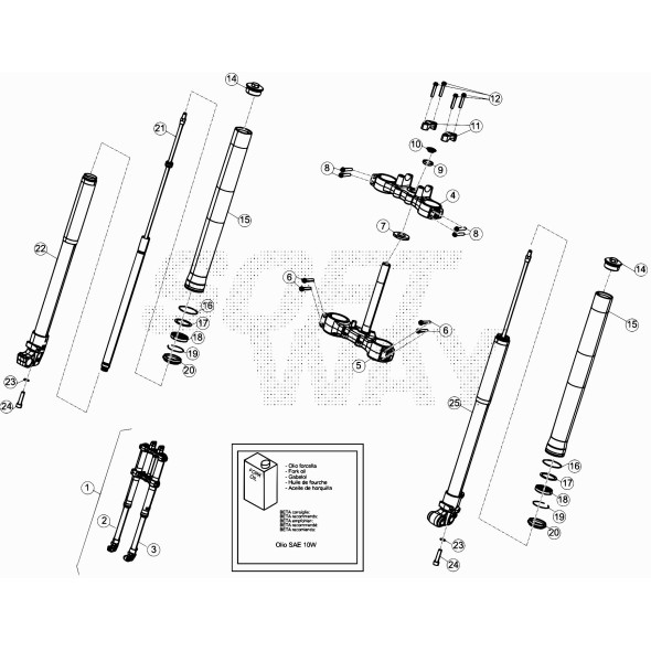 TRAPEZIO SUPERIORE RR/MOTARD 4T LC