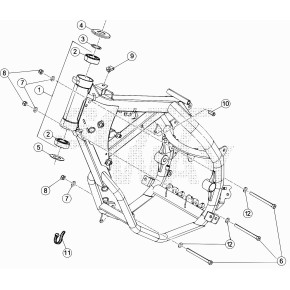 TELAIO ANT. RR 5OCC FACTORY -RICAMBI-