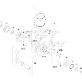 DADO M32X1 ALBERO MOTORE