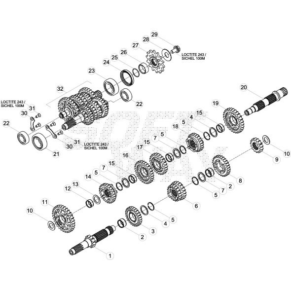 PIASTRINA FISSAGGIO CUSCINETTO CAMBIO