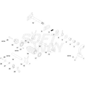 ALBERO COMANDO CAMBIO COMPLETO