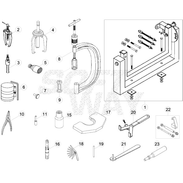 VITE PER BLOCCAGGIO ALBERO MOTORE AL PMS