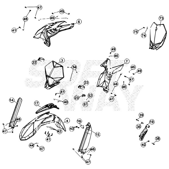 FIANCHETTO SERB.DX RR4T *ROSSO*