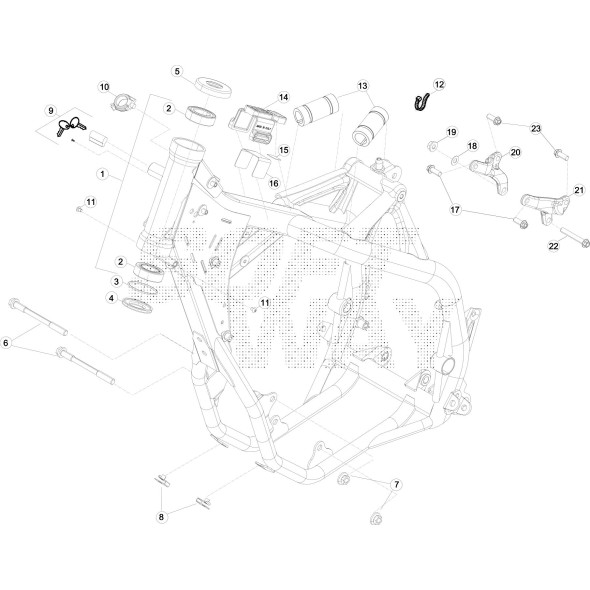 TAMPONE ANTERIORE SERBATOIO RR 4T