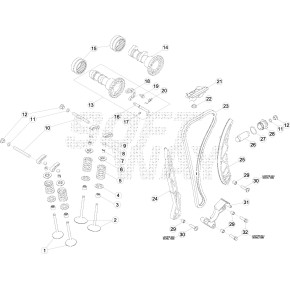 TAPPO TENDITORE CATENA - ROSSO