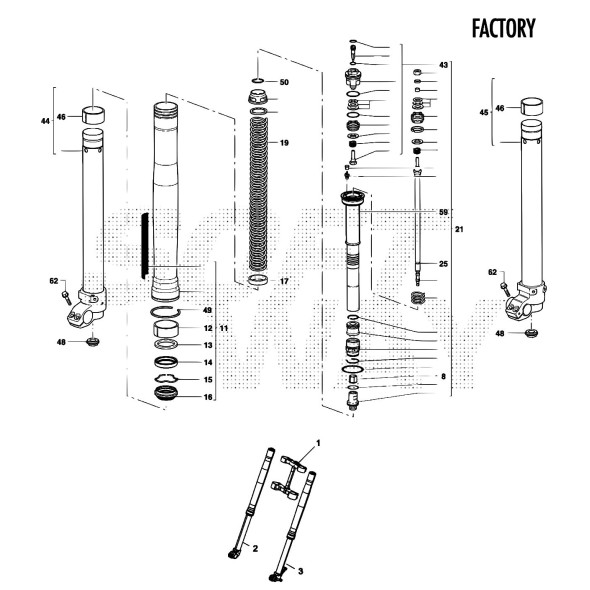 TUBO PRECARICO MOLLA FORC. D.50