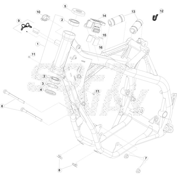 TELAIO RR 4T -RICAMBI-