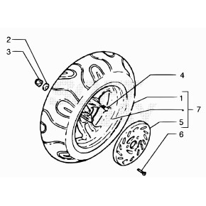 VITE FLANGIATA 8X25 CH10