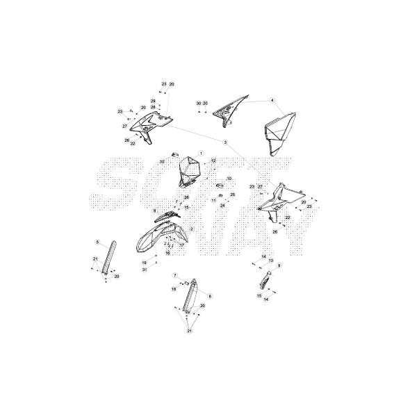 FIANCHETTI SERBATOIO *COPPIA*BIANCHI