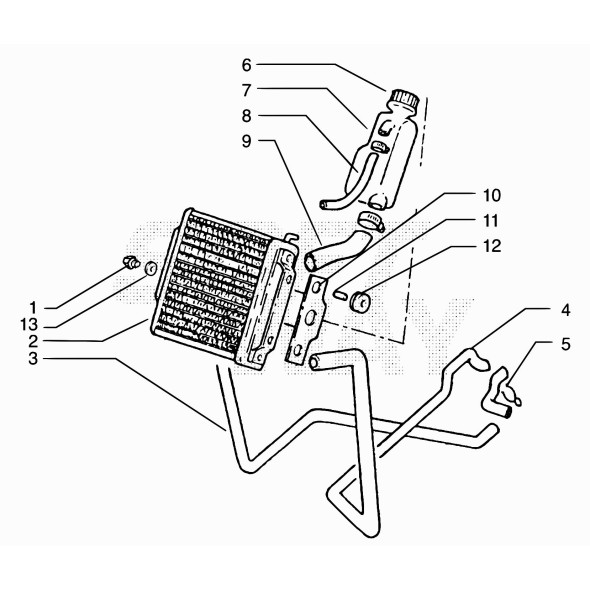 RADIATORE SCOOTER ACQUA/97