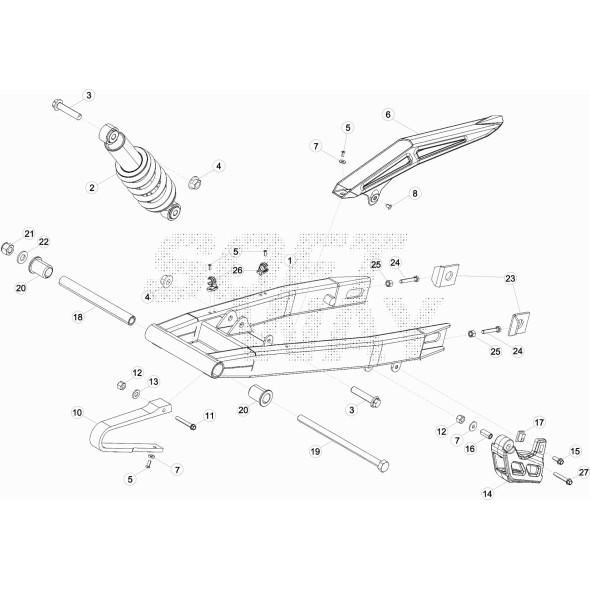 FORCELLONE RR 5O END/MOT*DIRETTO*GRIGIO*