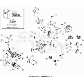 PEDALE FRENO POSTERIORE RR