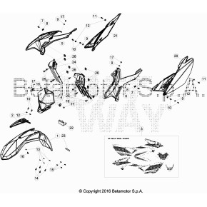 PARAFANGO ANT. RR STD 50CC -BIANCO-