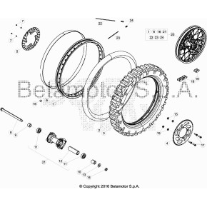 CORONA RR 4T 125CC Z.54 1/2 5/16 (FERRO)