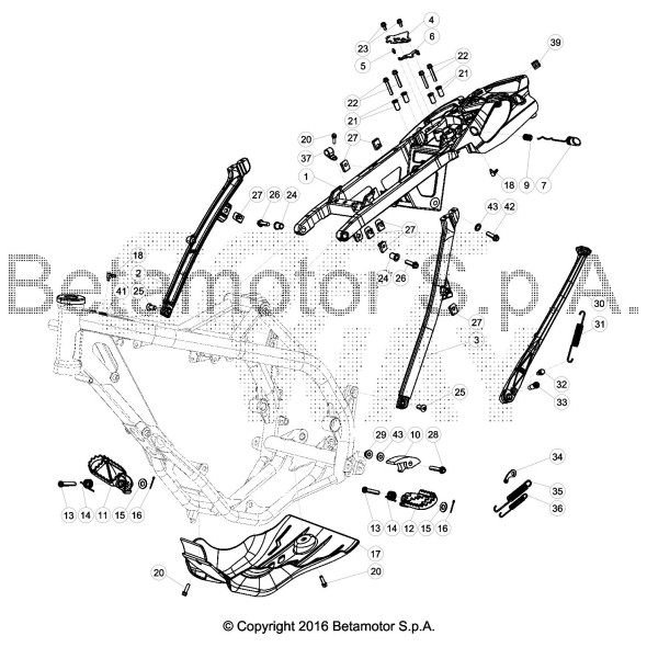 TELAIO POSTERIORE BLACK 036.32.000.82.59