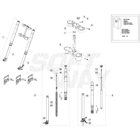 FORCELLA COMPLETA XTRAINER 2T