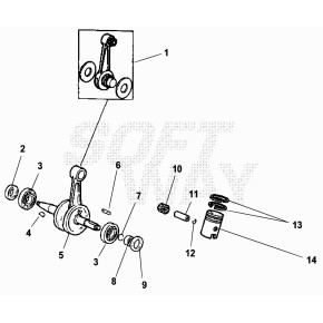 PISTONE COMPL.D.40,3 C/SEGM.(7112190000)