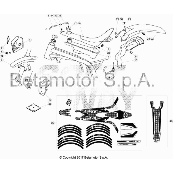 PARAFANGO ANTERIORE BLACK EVO