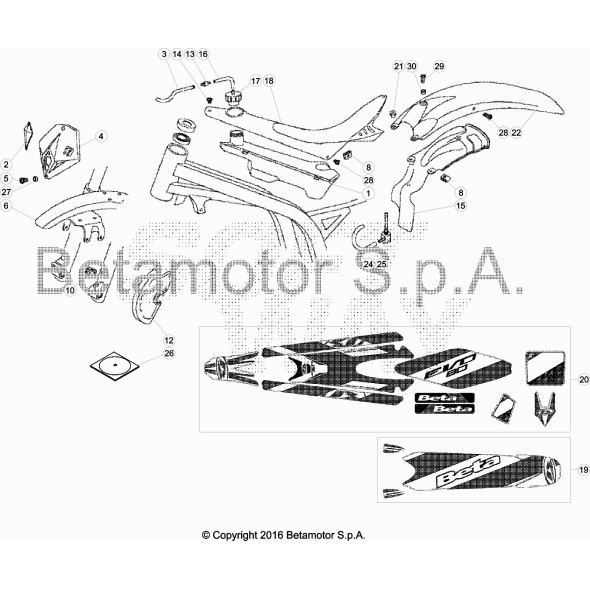 PARAFANGO ANTERIORE *MASTER BIANCO/NERO*
