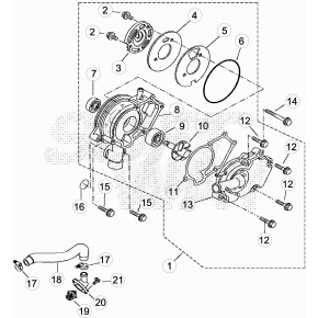 VITE T.E. FLG. M6X12 ZN.VERDE125LC