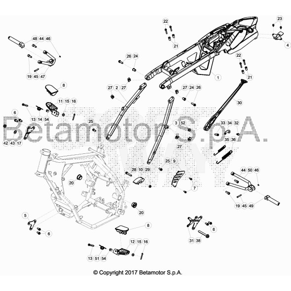 ATTACCO MOTORE ANTERIORE DX -ZINCATA-