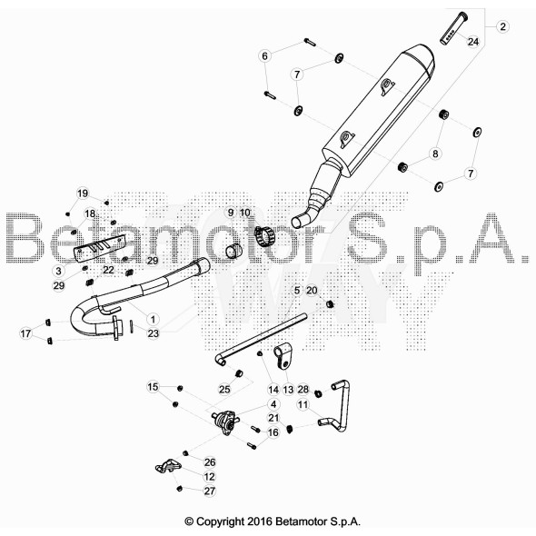 PROTEZIONE COLLETTORE DI SCARI RR-S 4T 1