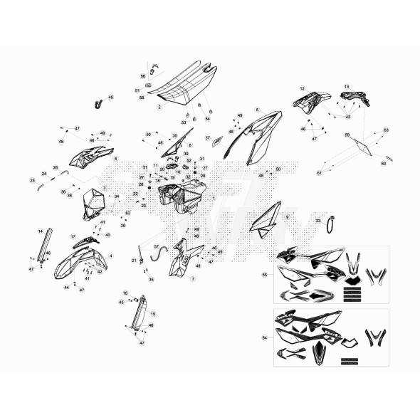 KIT DECALCO COMPLETO -BIANCO-