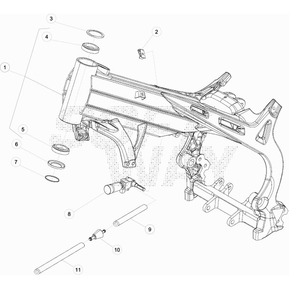 TELAIO EVO 4T COMPLETO