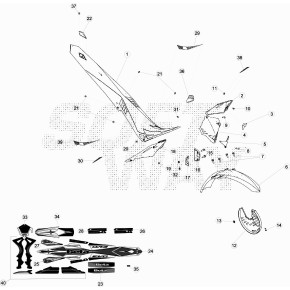 DECALCO EVO -FIANCHETTO DX-