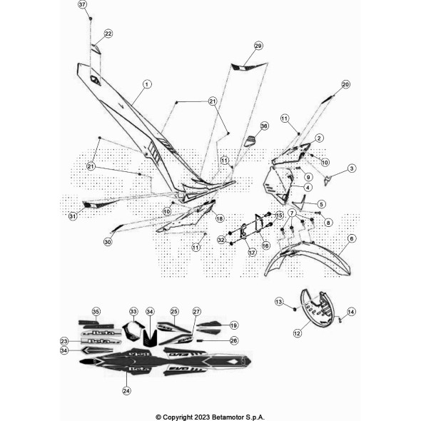 DECALCO EVO -CILINDRATA-300CC 4T-